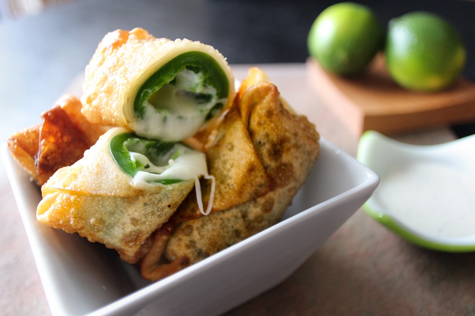 Cooking with Casey Jalapeno Popper Egg Rolls Super Bowl Food Easy