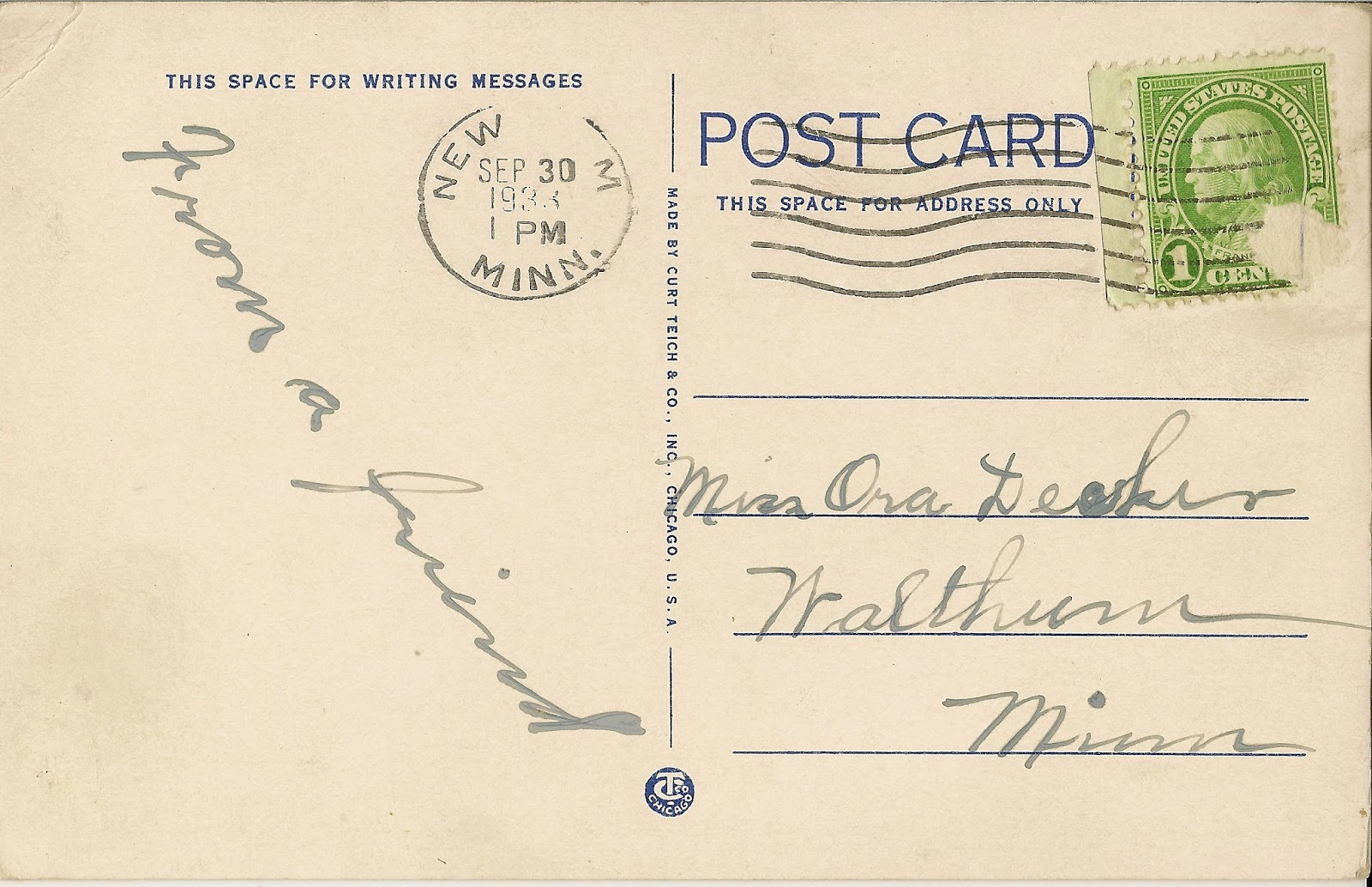 Vintage Newspapers & More Post Office in New Ulm, Minnesota, vintage