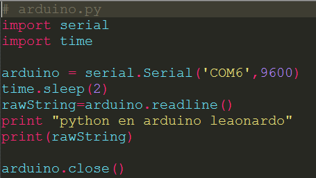 Controla tu Arduino con Python - Comunicación Serial
