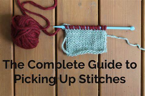 Pick stitch needle