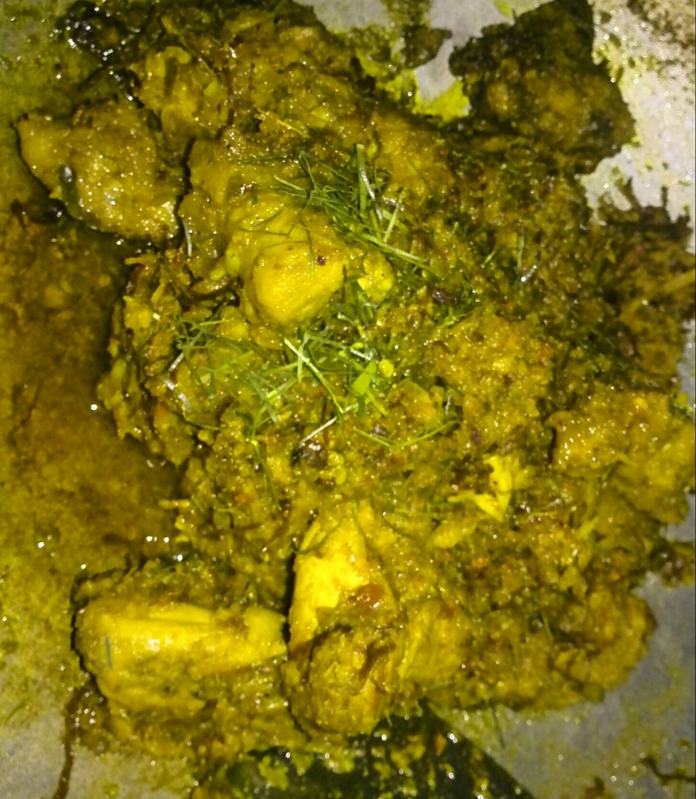 Resepi rendang hijau ayam kampung