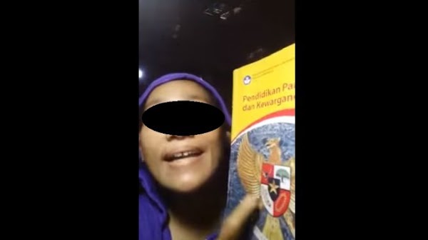 Lagi! Viral Video Wanita Sebut Pancasila Sampah, Publik Murka