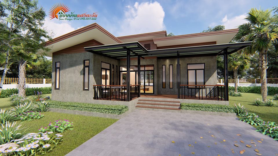 So you are planning to build your dream home soon, but you're in need of house designs and floor plan to get an idea to start your construction process. So if you are looking for youse designs with floor plan this post might help you. The following single-story houses are modern in designs with floor plans that easy to consider!   The great thing about looking at the floor plan for a one-family house is that it will guide your own home construction idea when it comes to layout and orientation of bedrooms, the kitchen, bathrooms, and even the garage. Interested? Well here are some awesome homes to help your architecture.