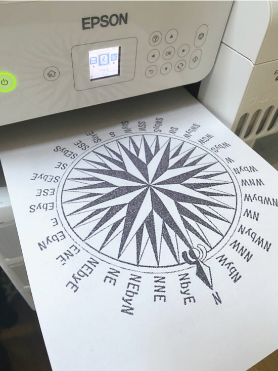 printer printing an image