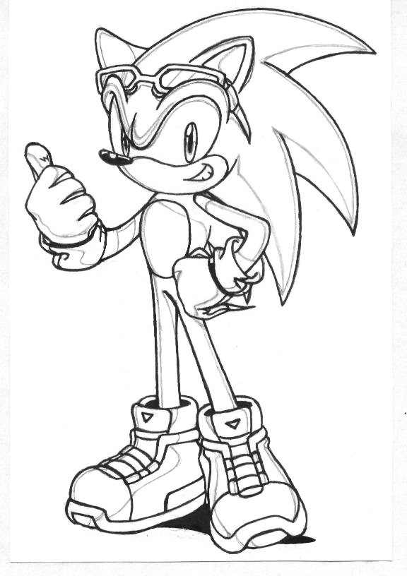 Sonic Coloring Pages Pdf | Hakume Colors