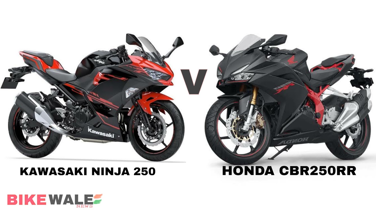 Honda Cbr250rr Vs Kawasaki Ninja 250 Compare
