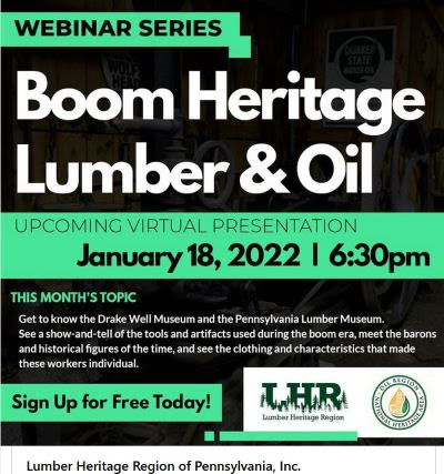 1-18 Boom Heritage Webinar, Lumber & Oil