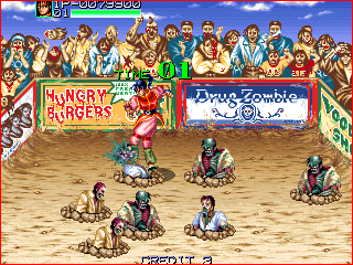 Night Slayer+arcade+game+retro+portable+zombie+beat'em up+download free+videojuego+descarga gratis