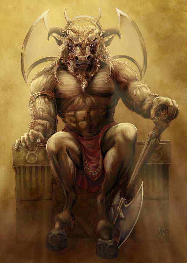 Minotaur - Ancient History Encyclopedia |Greek Mythology | Bull-Headed