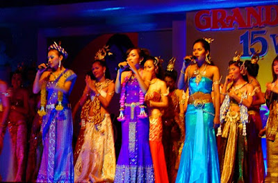 party girls dancing in a nightclub in Phuket Town