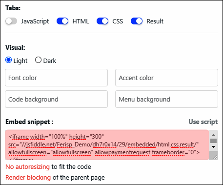 Cara Embed JSFiddle di Blog Cara Embed JSFiddle di Blog