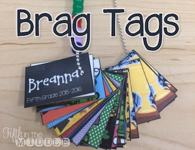 Brag tags are a great way to motivate and reward students for various accomplishments and holidays.