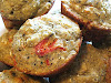 Quinoa Flour Muffins with Roasted Red Peppers and Goat Cheese (Gluten-Free)