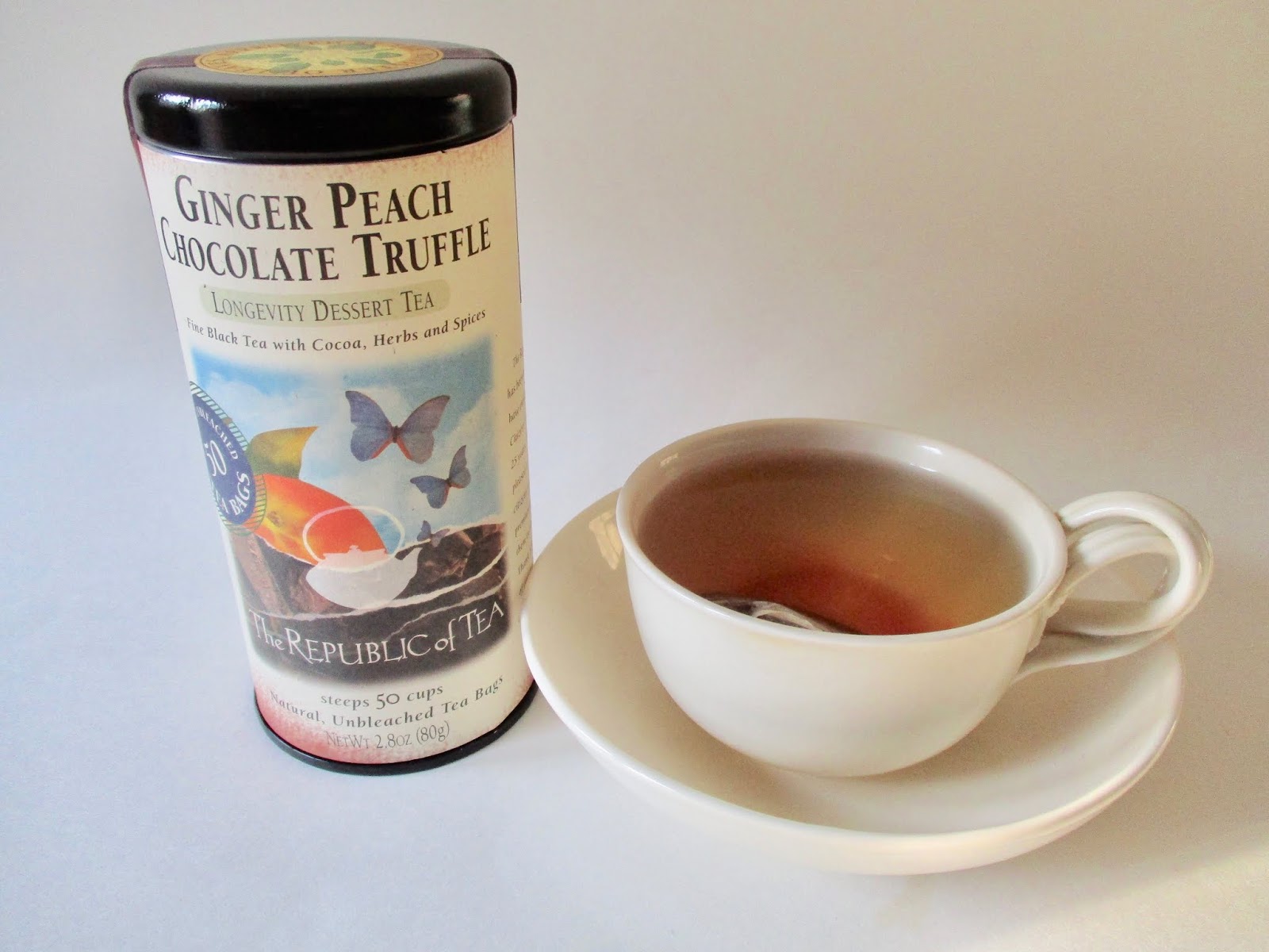Tea With Friends Ginger Peach Chocolate Truffle Dessert Tea