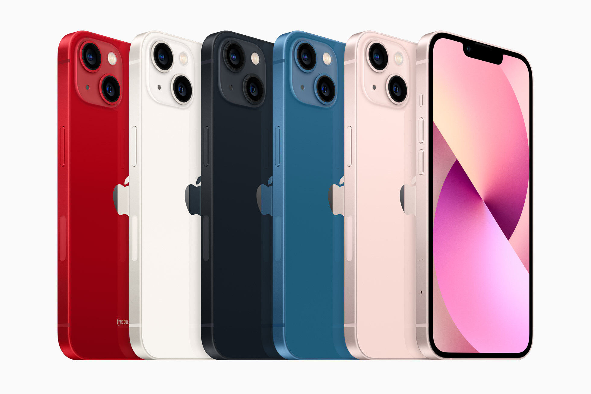 iPhone 13 Pembe, mavi, gece yarısı, yıldız ışığı, kırmızı red