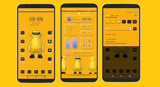 Tema Realme dan Oppo ColorOs 7 Tembus Akar Gratis