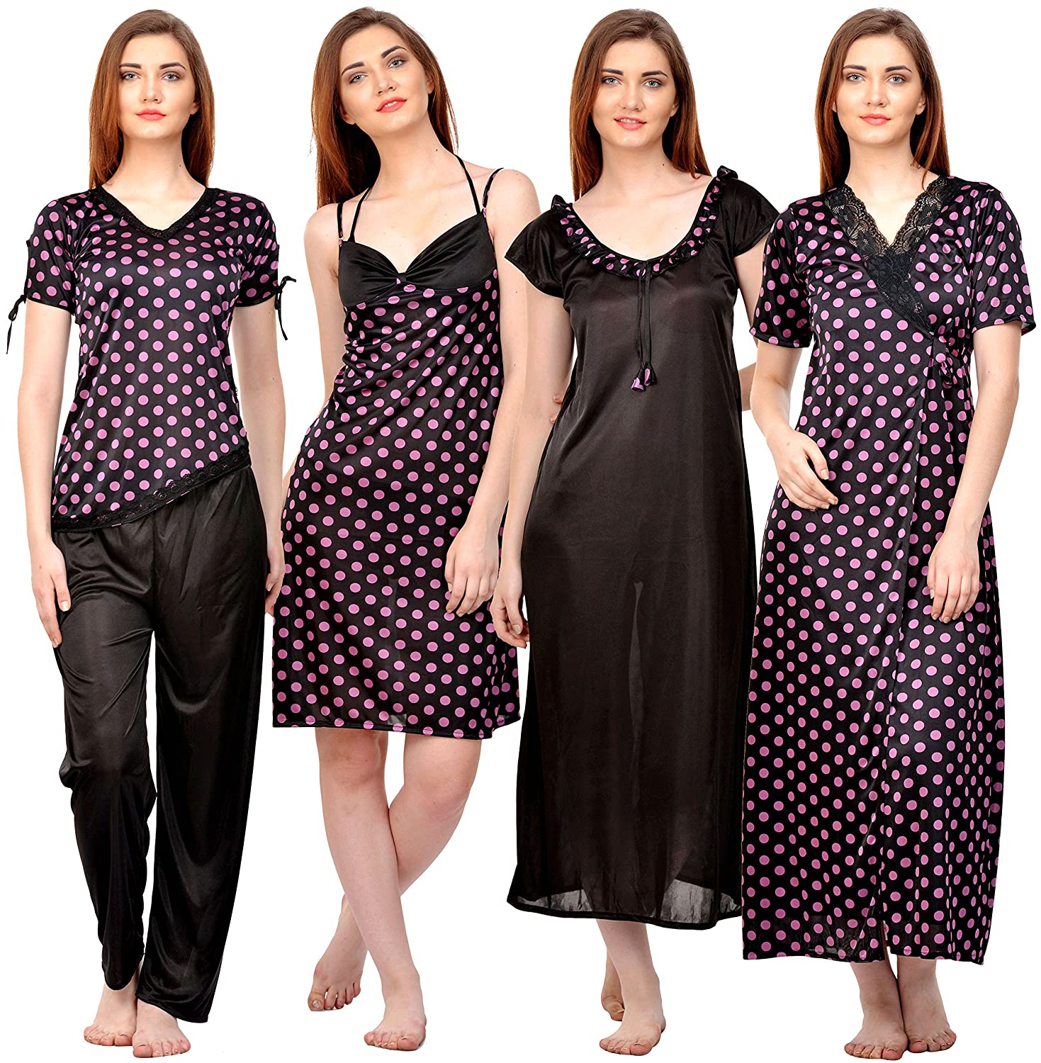 Best 50 satin nighty combo sets Top Most Best Selling Product Collection