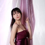 Yeon Da Bin Gorgeous in Purple Maxi Foto 12