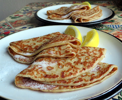 Crepes with Lemon & Sugar for Two