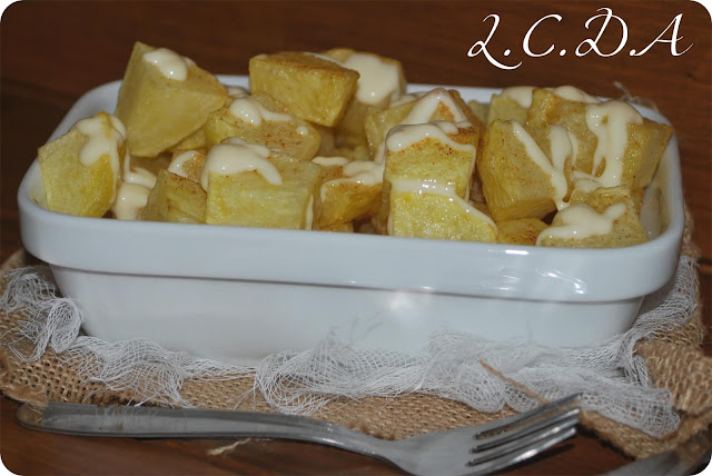 Patatas con Alioli estilo Bravas --- Degustabox Julio