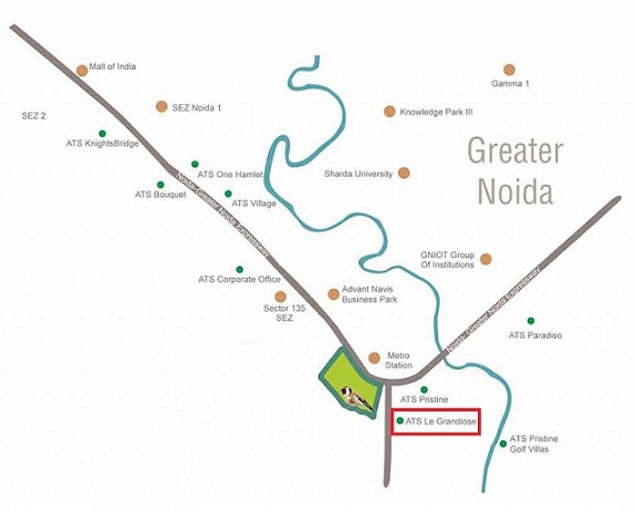 ATS Le Grandiose location map