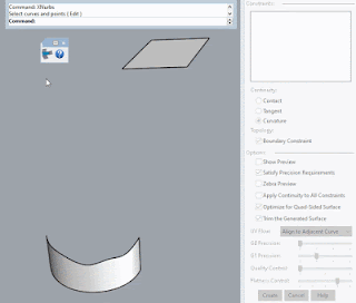 編輯並重建xNURBS曲面