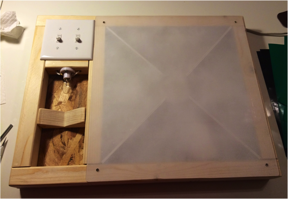 DIY Vinyl Weeding Lightbox Silhouette School