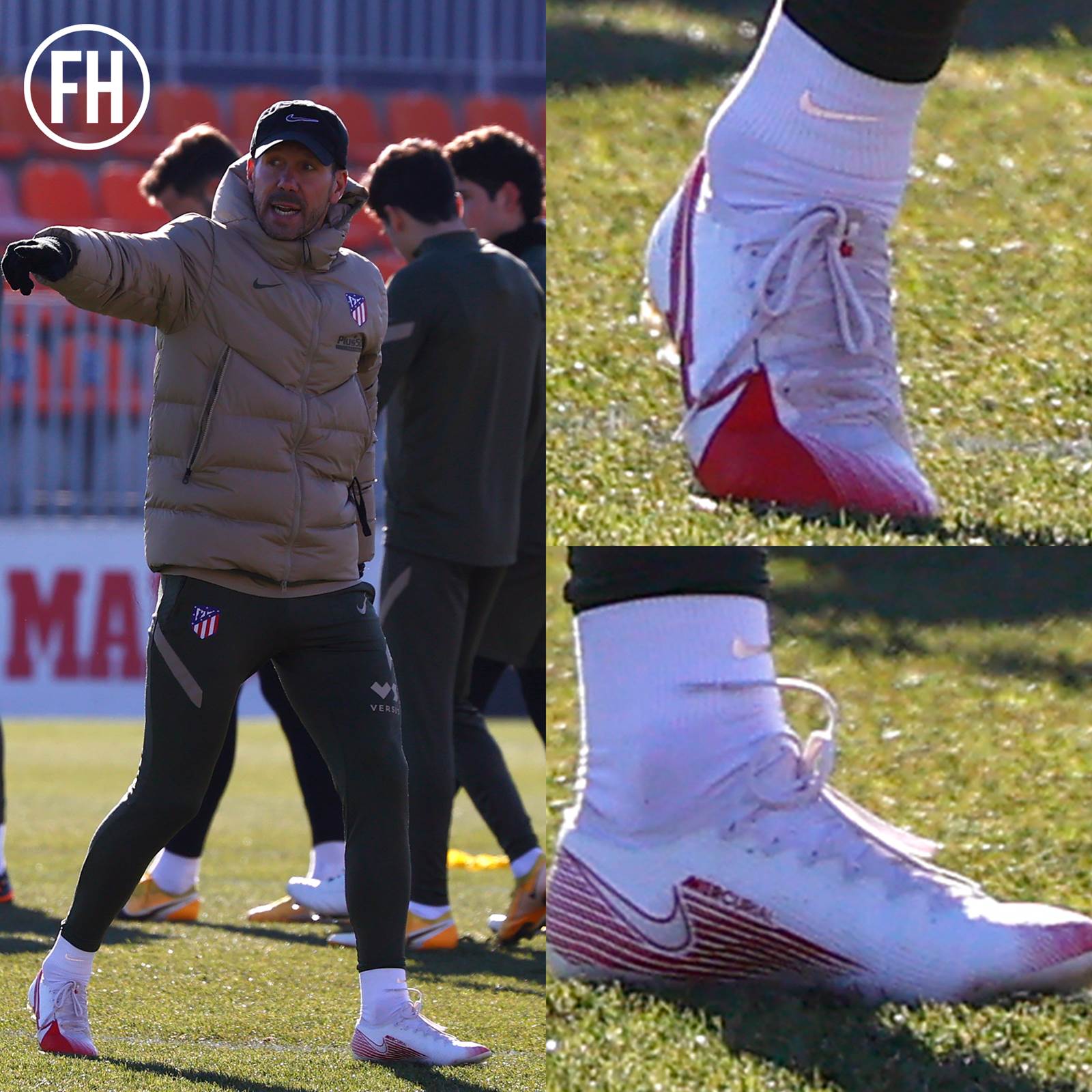 Atlético Coach Diego Simeone Wears Custom Nike Mercurial Boots - Footy ...