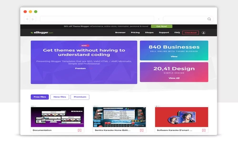 eBlogger Template