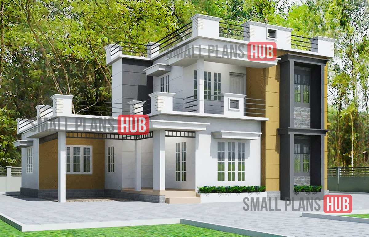 Kerala Style 3 Bedroom House Plan and Elevation Download For Free