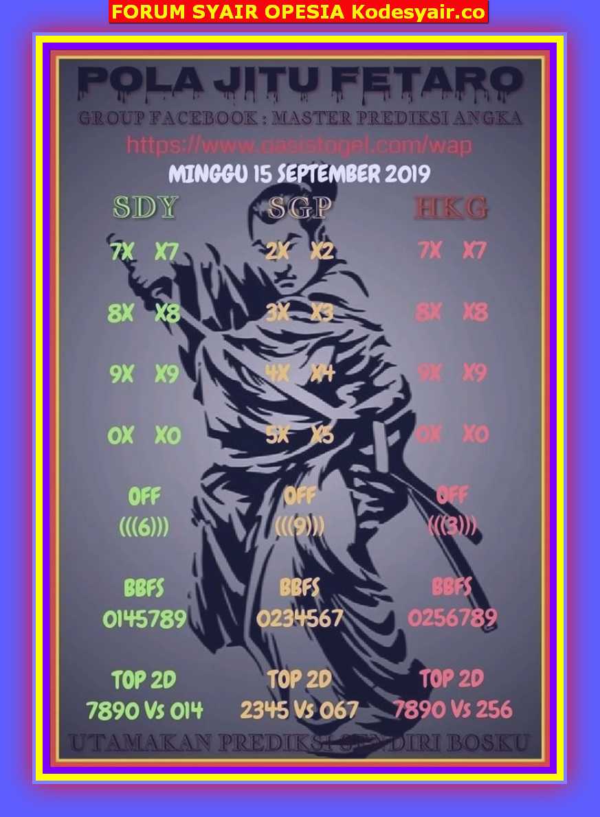 1 New Message) Kode Syair Singapore 15 September 2019 - Forum Syair Togel  Hongkong Singapura Sydney