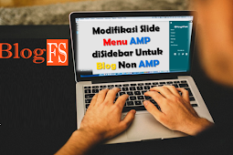 Memasang Modifikasi Slide Menu AMP di Sidebar Semua Blog Blogger