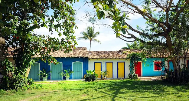 Vista do Quadrado em Trancoso-BA