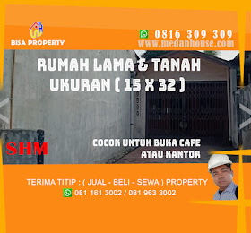 Rumah lama dan tanah ukuran 14 x 31 meter di jl.mongonsidi medan <del>Rp 19jt/meter </del> <price>Rp. 16jt/meter (net) </price> <code>tanahbagunandimongonsidi</code> Rumah lama dan tanah ukuran 14 x 31 meter di jl.mongonsidi medan <del>Rp 19jt/meter </del> <price>Rp. 16jt/meter (net) </price> <code>tanahbagunandimongonsidi</code>
