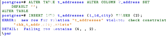 PostgreSQL Dba: Chapter 6 final parts. Foreign, check and null constraints