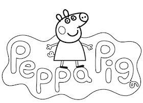 Tranh tô màu lợn peppa pig 33