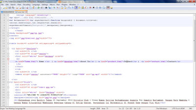 Membuat Design Web Dengan Notepad++ (step1) ~ Barokah Network