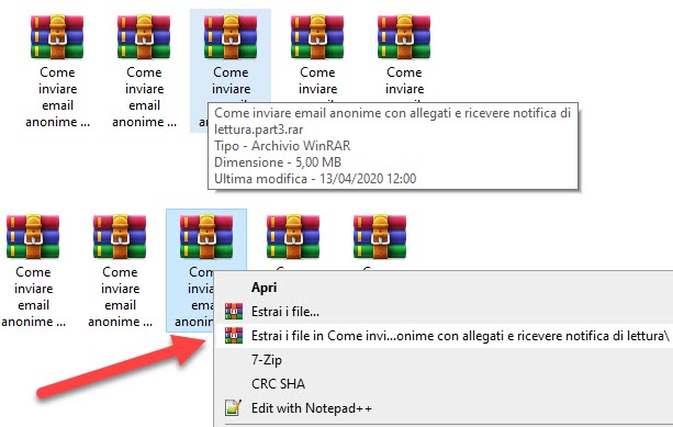come riunire file rar divisi in parti come riunire file rar divisi in parti