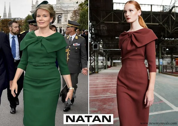 Queen Mathilde wore Natan dress