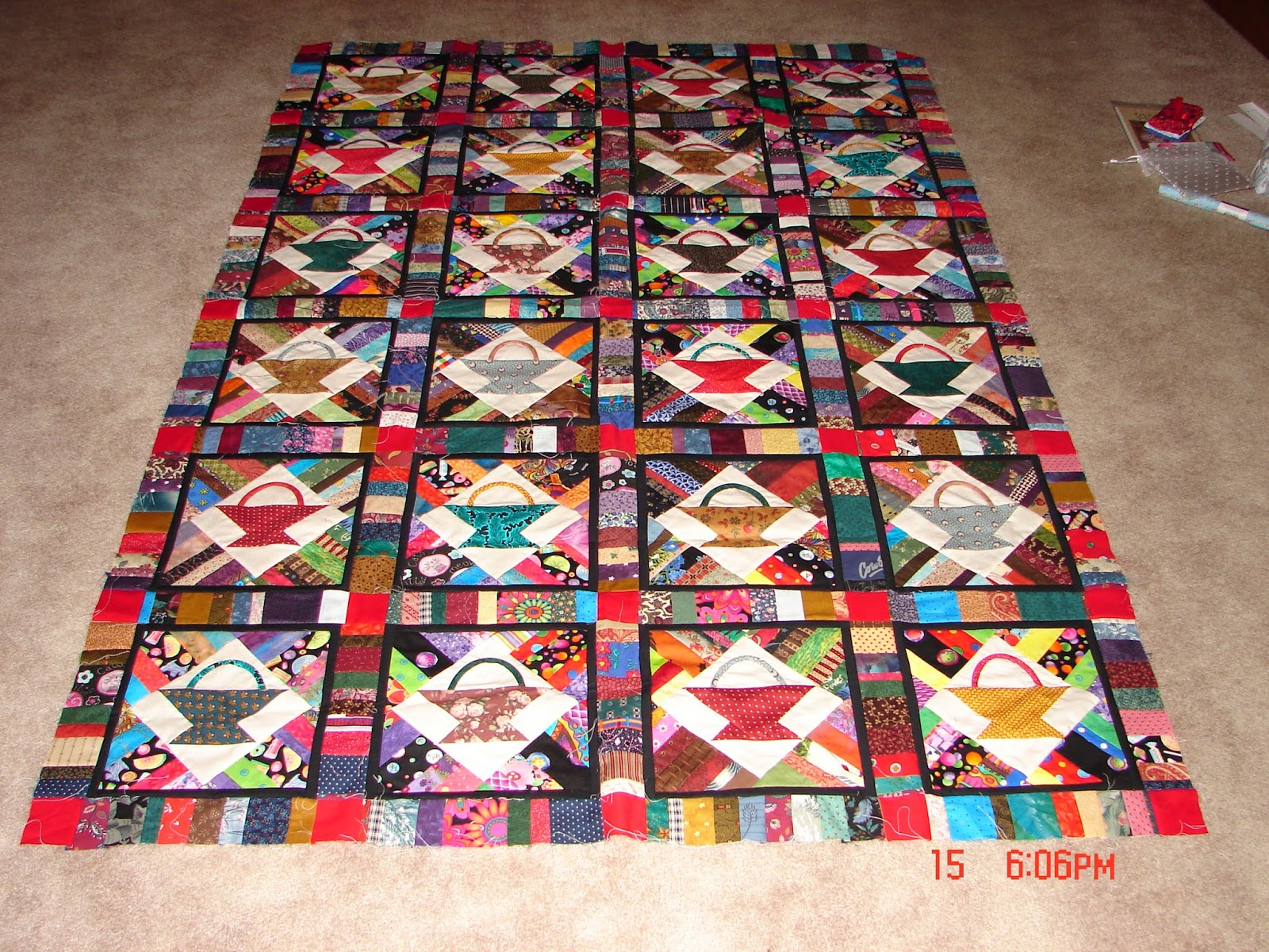 JulieKQuilts Sampler and an UGLY quilt!