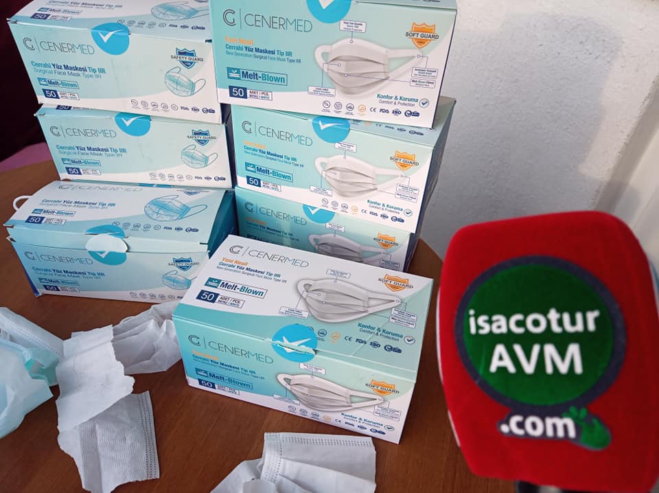 Cenermed Meltblown Cerrahi Maske isacotur AVM