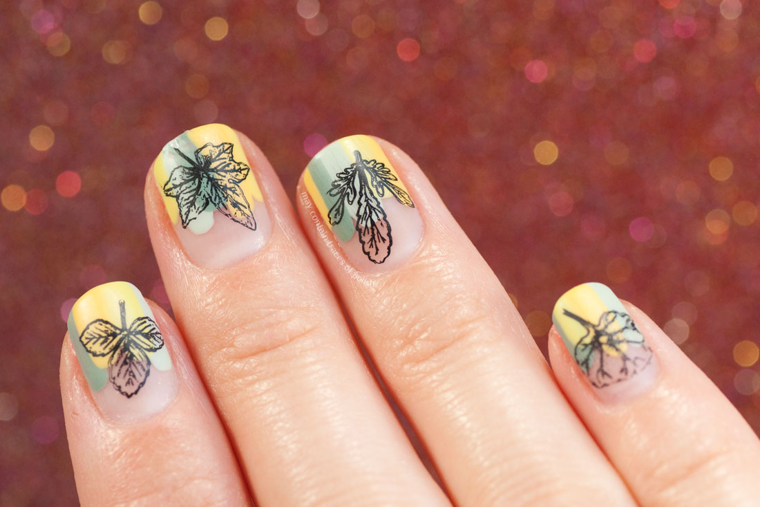 3. Easy Leaf Nail Art Design - wide 4