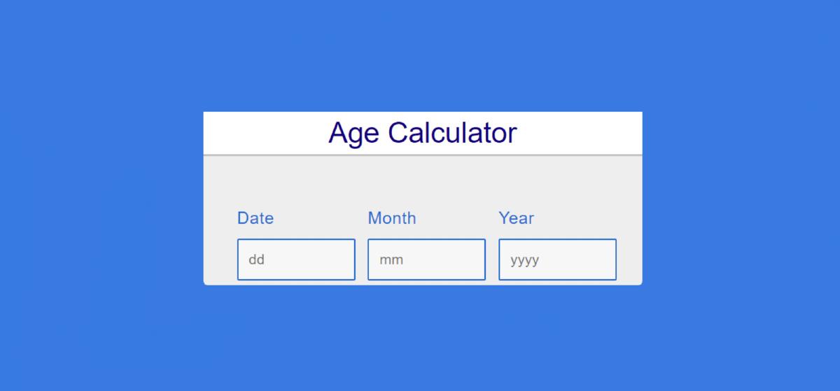 Create a place to input the date of birth