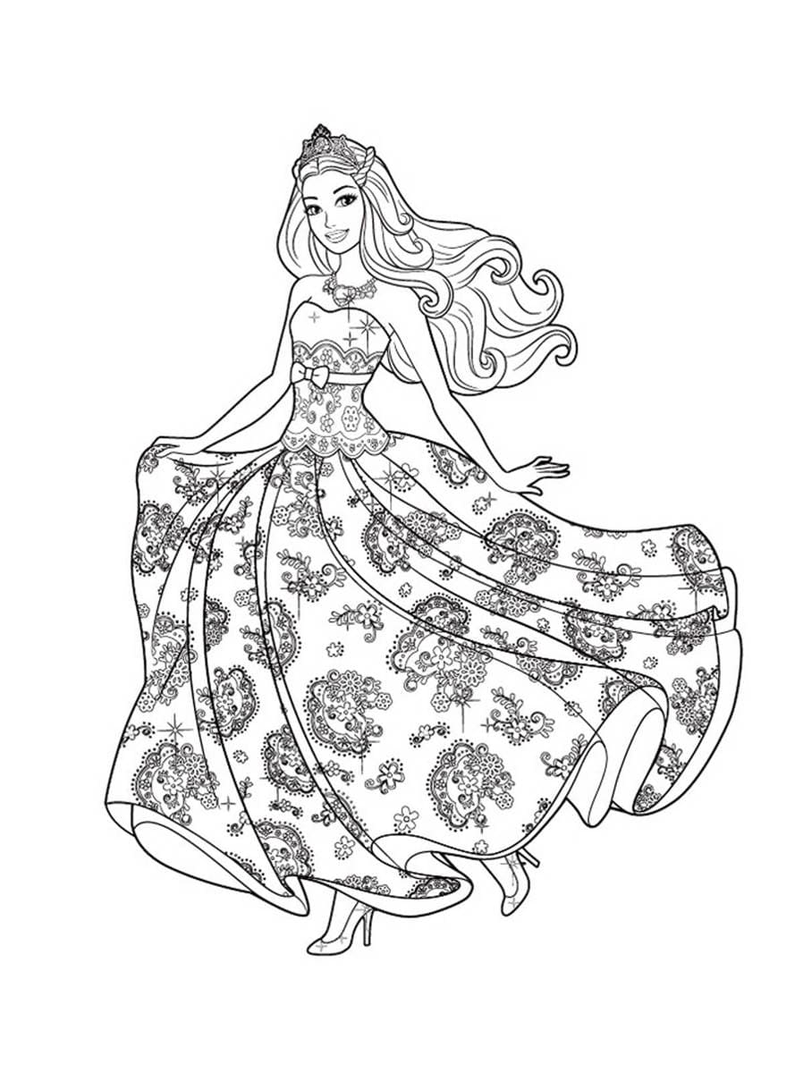 Barbie Coloring Pages Game Coloring Pages