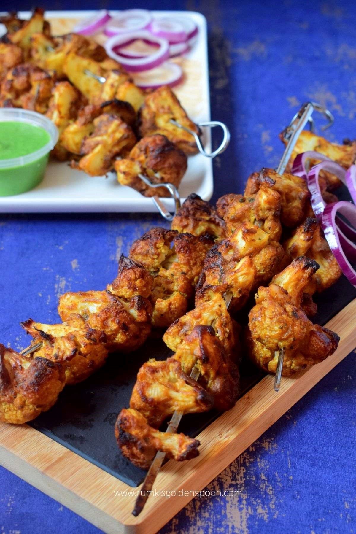 tandoori gobi, gobi tikka, gobi tikka masala, tandoori gobi recipe, recipe of tandoori gobi, cauliflower tikka, indian roasted cauliflower recipes, indian baked cauliflower, tandoori gobi in oven, tandoori gobi tikka, gobi tikka recipe, tandoori gobi oven, how to make tandoori gobi, recipe for tandoori gobi, tandoori gobi oven recipe, tandoori gobi starter, gobi tikka masala recipe, aloo gobi tikka, cauliflower tikka recipe, gobhi tikka, tandoori recipes, veg tandoori recipes, Rumki's Golden Spoon