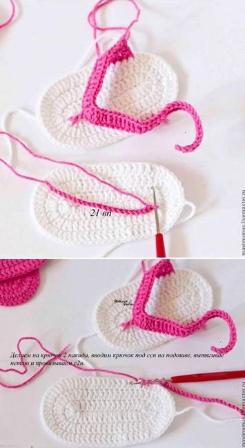 Cómo tejer sandalias crochet para bebé