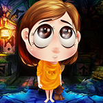 Play  Games4King -  G4K Big Eyes Girl Rescue Game