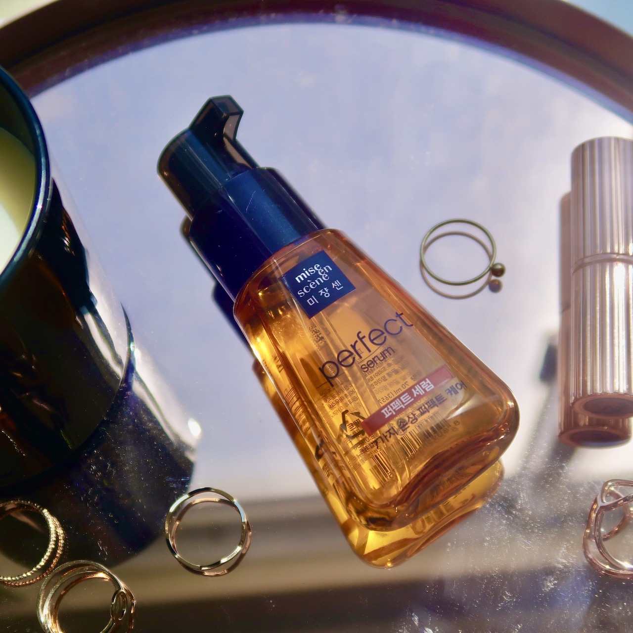 Mise En Scene Perfect Serum hair oil review Affordable dupe for