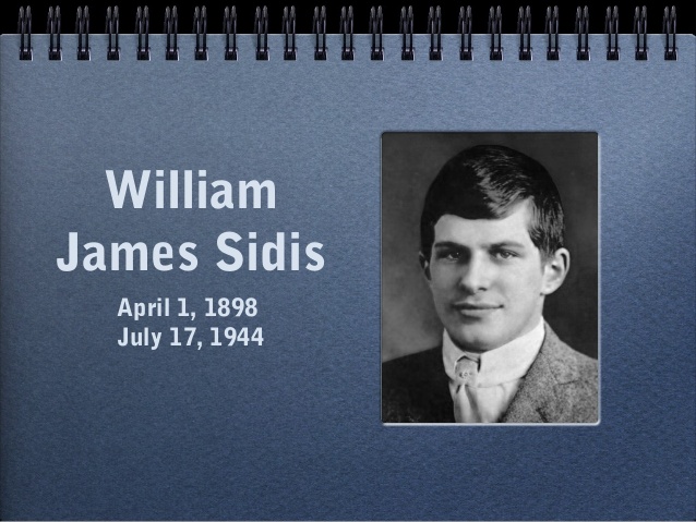 1º Posição - O homem com maior QI da história - William James Sidis 