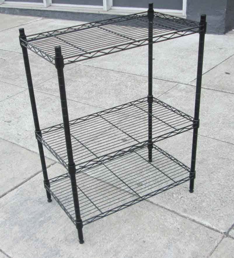 UHURU FURNITURE & COLLECTIBLES: SOLD Small Wire Rack - $20